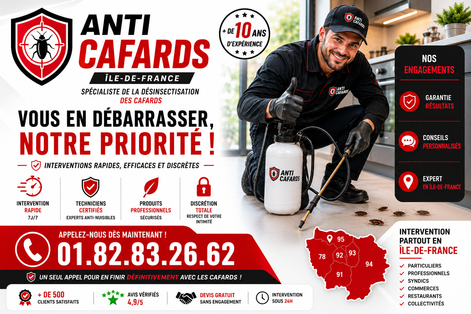 Cafards La Garenne Colombes